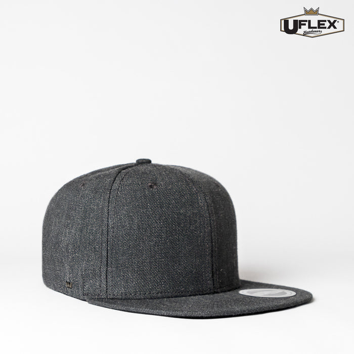 Uflex Adults Flat Peak 6 Panel Fitted - Custom Promotional Product