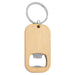 Bamboo Bar Bottle Opener Key Ring - Custom Promotional Product