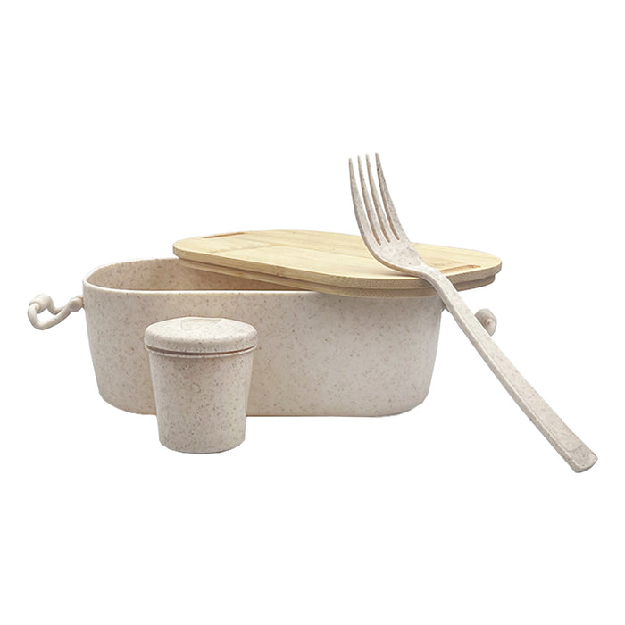 Handy Man Bamboo Lunch Box - Custom Promotional Product