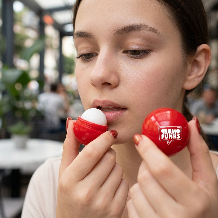 Round Fruity Lip Balm