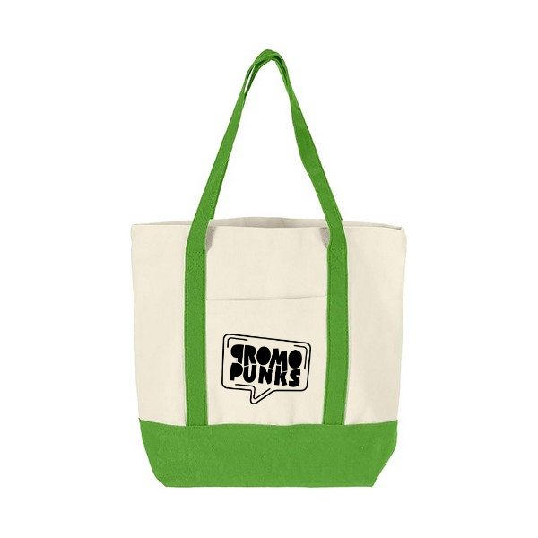 Canvas Tote Bag With Pockets
