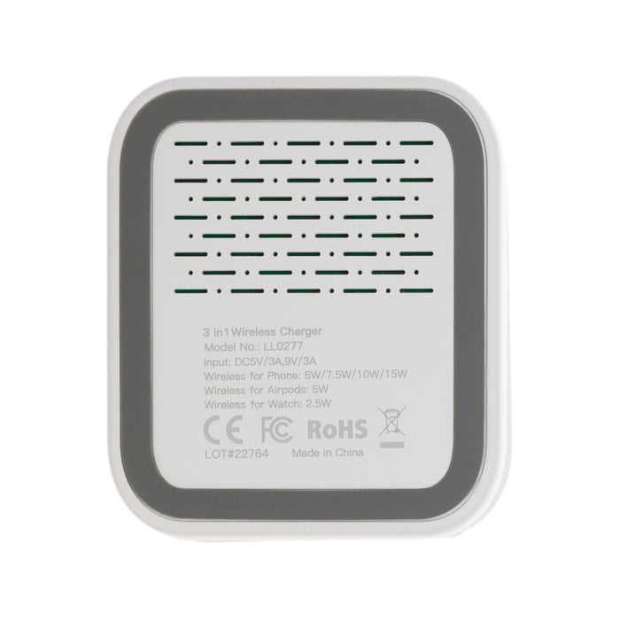 Spartan 3-in-1 Wireless Charger - Bottom