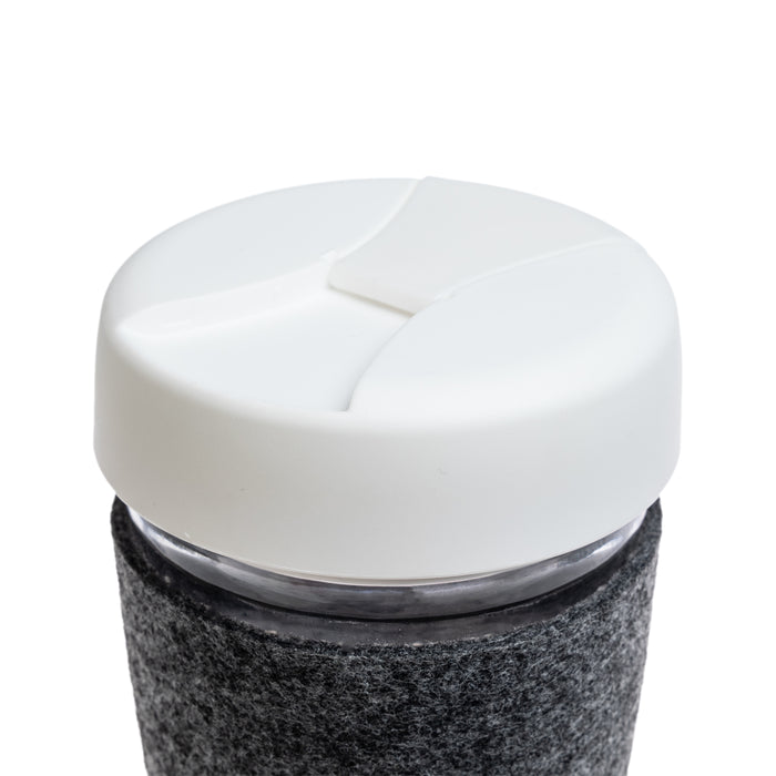 Vienna Coffee Cup / Flip Lid / RPET Band - Custom Promotional Product