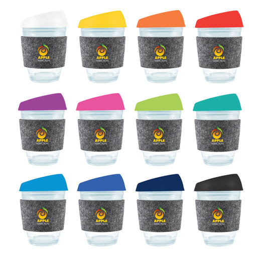 Vienna Coffee Cup / Silicone Lid / RPET Band - Custom Promotional Product