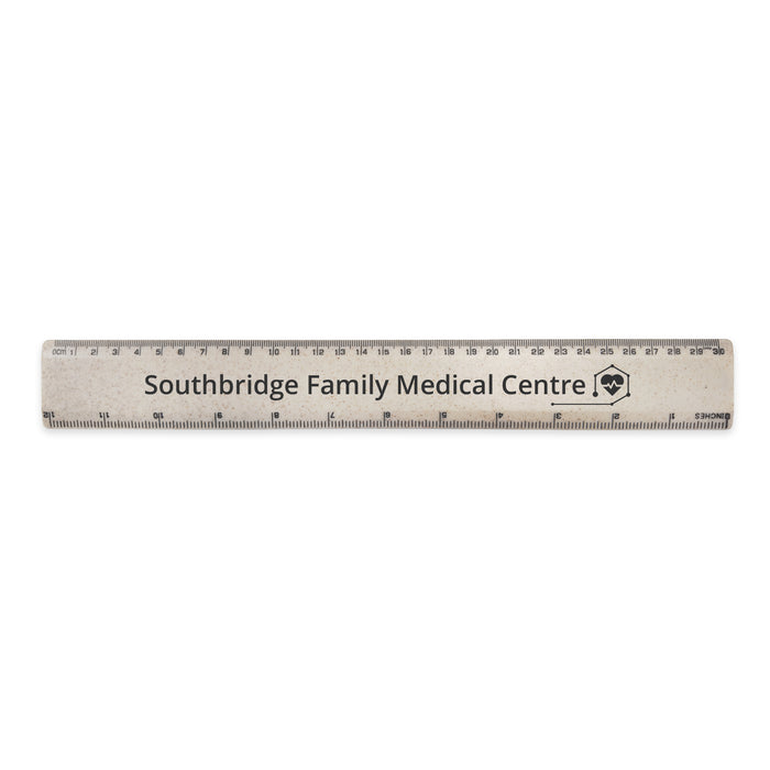 30cm Wheatstraw Ruler - Custom Promotional Product