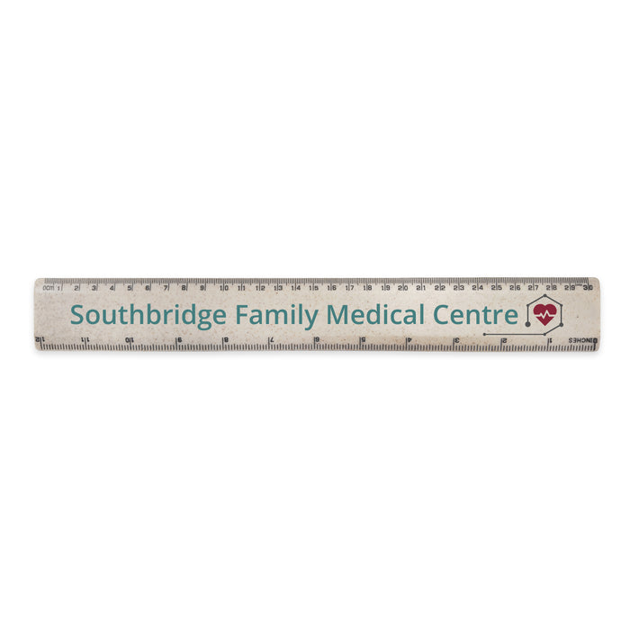 30cm Wheatstraw Ruler - Custom Promotional Product