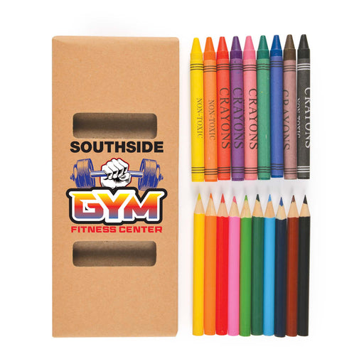 Mural Pencil / Crayon Set - Custom Promotional Product
