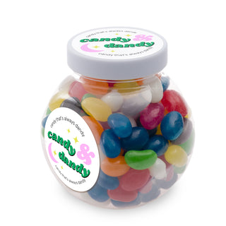 Assorted Colour Mini Jelly Beans in Container -