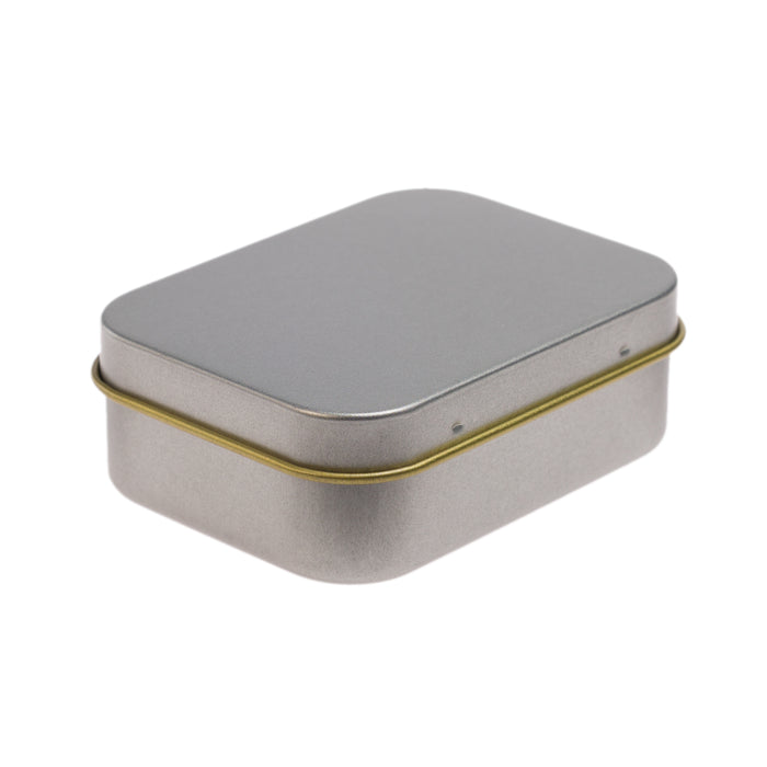 Silver Rectangular Tin - Side 2