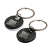 Circle Stainless Steel Keytag - Custom Promotional Product