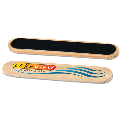 Pamper Bamboo Nail File - Custom Promotional Product