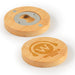 Discus Bamboo Bottle Opener Coaster - Custom Promotional Product