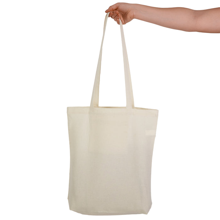 City Shopper Folding Calico Bag (LH) - Custom Promotional Product