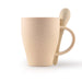Avenue Wheat Fibre Cup and Spoon - Custom Promotional Product