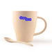 Avenue Wheat Fibre Cup and Spoon - Custom Promotional Product