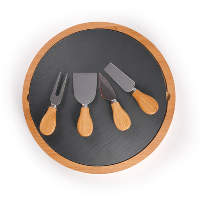 Gala Bamboo Slate Cheese Board - Custom Promotional Product