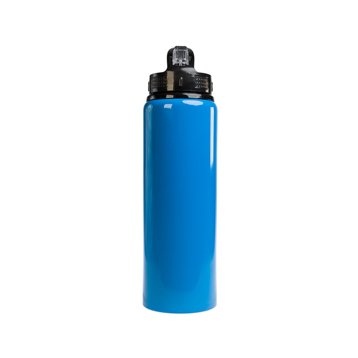Amore 750ml Bottle - Flip Straw Lid - Light Blue 3