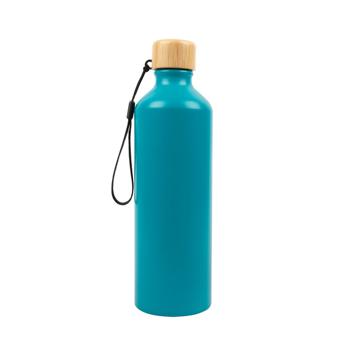 Gelato Aluminium Bottle with Bamboo Lid - Custom Promotional Product