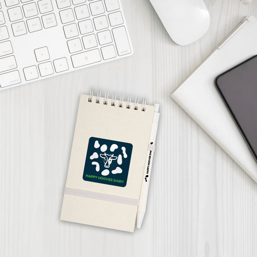 Milko Notepad With Pen - Custom Promotional Product