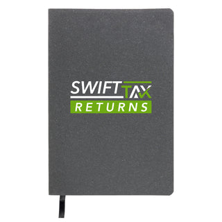 Astro Soft Cover Recycled Leather Notebook - Custom Promotional Product