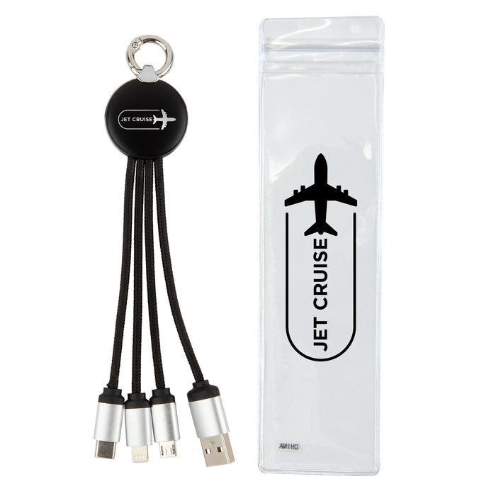 Glimmer Round Glow Cable - Custom Promotional Product