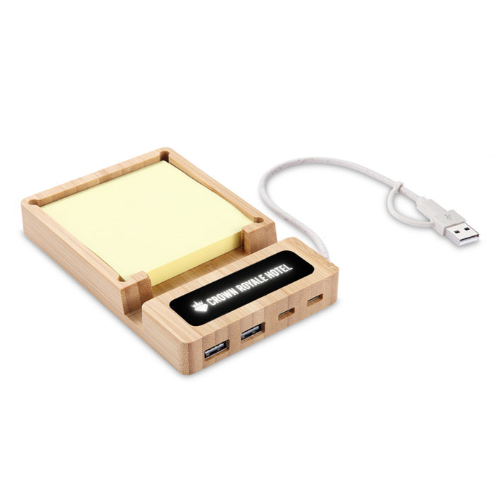 Lumos USB & Note Hub - Custom Promotional Product