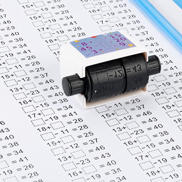 Math Roller Stamp