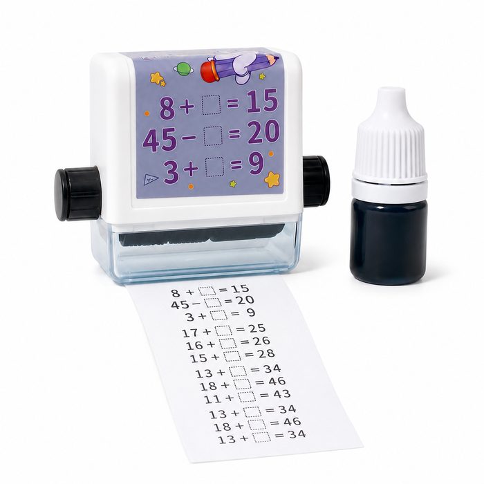 Math Roller Stamp