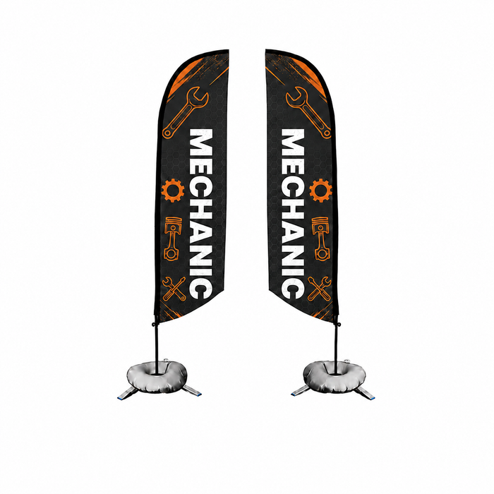 Custom 2.5m Feather Flags