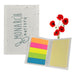 Corn Poppy Seed Sticky Note Pad - Custom Promotional Product