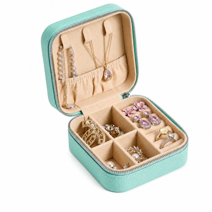 Wanderlust Compact Jewellery Organiser Case