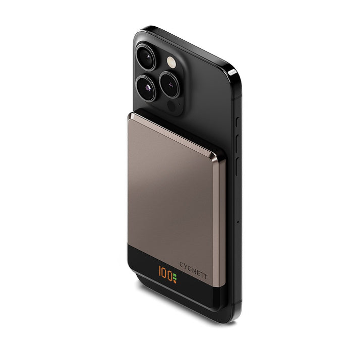 Cygnett MAGSLIM Magnetic Wireless Power Bank – 5K - Custom Promotional Product