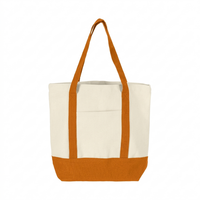 Canvas Tote Bag With Pockets