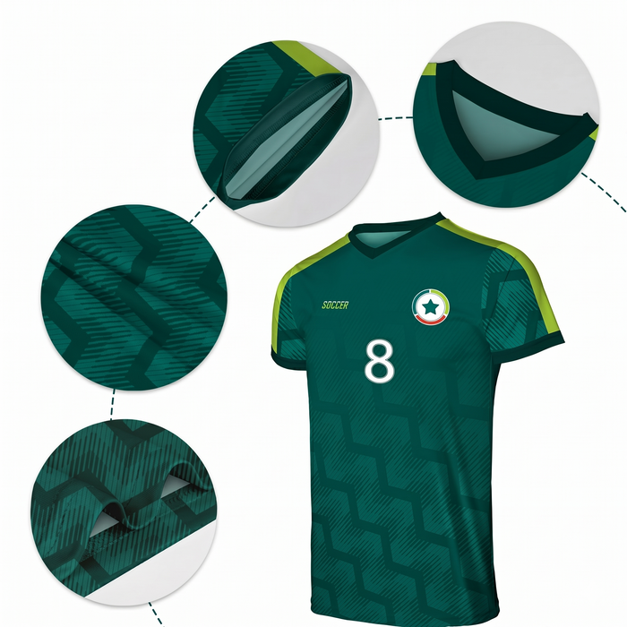 Custom Performance Personalised Football (Soccer) Jersey
