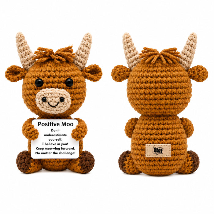Amigurumi Crochet Positive Moo