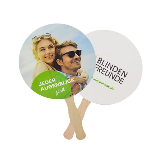 Cardboard Wooden Fans - Custom Promotional Product
