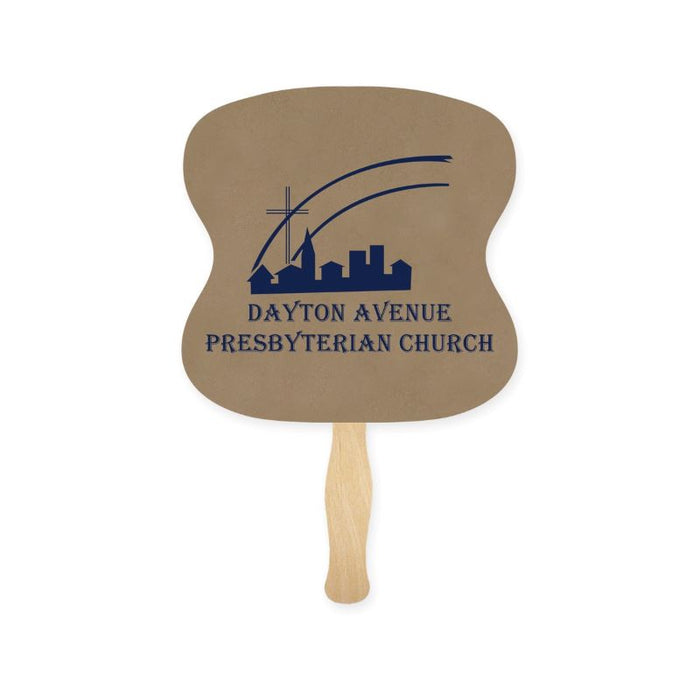 Cardboard Wooden Fans - Custom Promotional Product