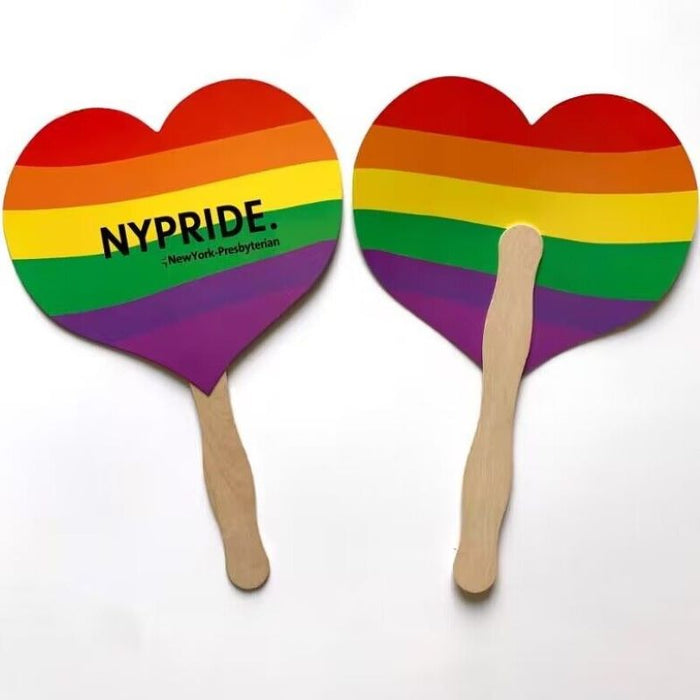 Cardboard Wooden Fans - Custom Promotional Product