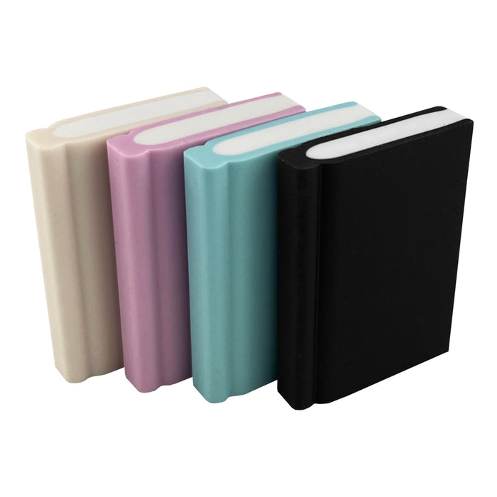 Book Shaped Rubber Eraser - Custom Promotional Product