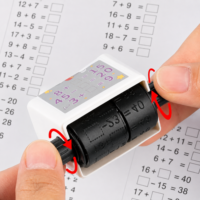 Math Roller Stamp