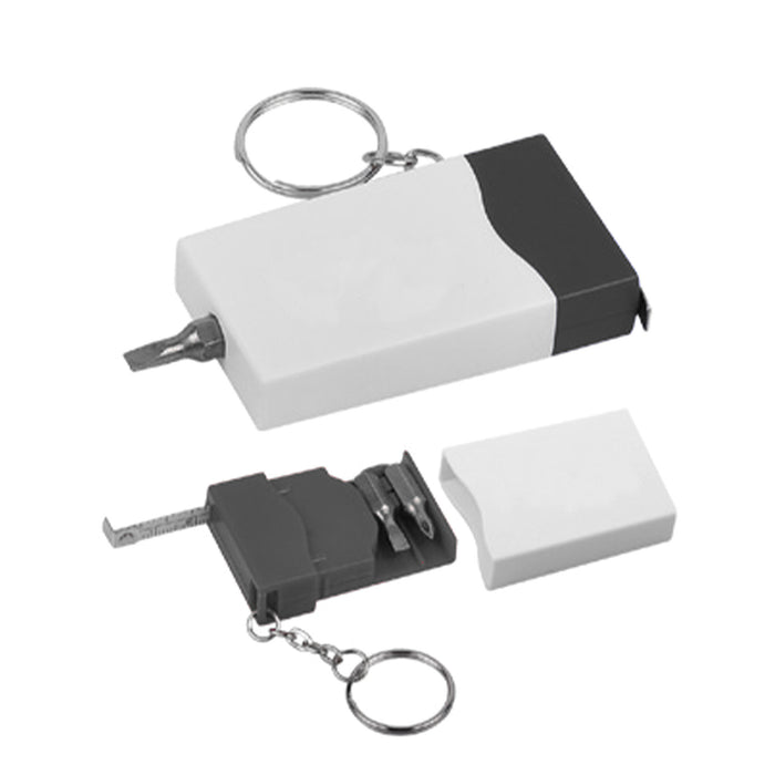 Mini Screwdriver Tape Key Ring - Custom Promotional Product