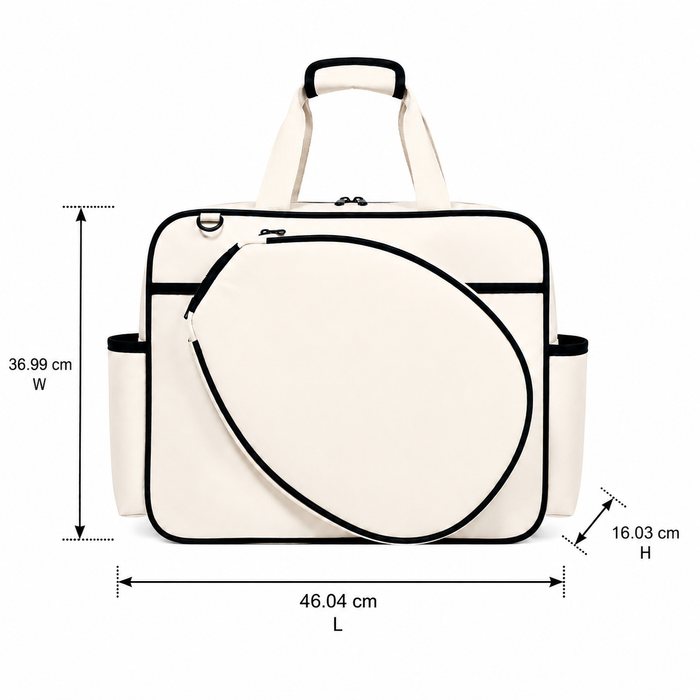 Tennis Racket Shoulder Tote Bag