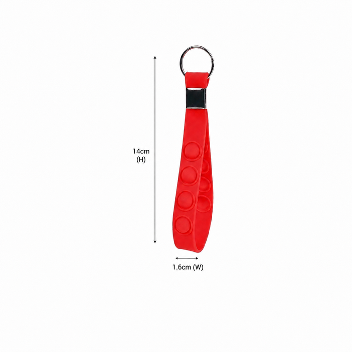 Push Pop Stress Reliever Keychain