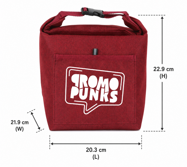 Bellevue Heathered Polyester Insulated Lunch Tote