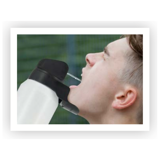 1 Litre Burst Chin Rest Bottles - Custom Promotional Product