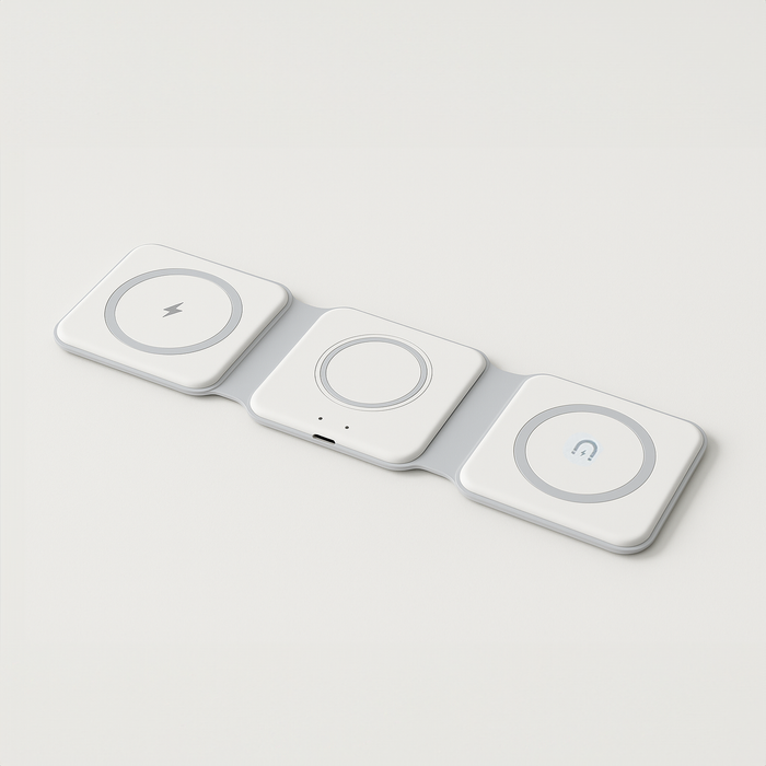 Matrix 3-in-1 MagSafe Wireless Charger - Custom Promotional Product