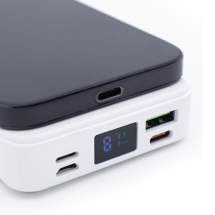 Turbo 5000mAh wireless charging power bank - Custom Promotional Product