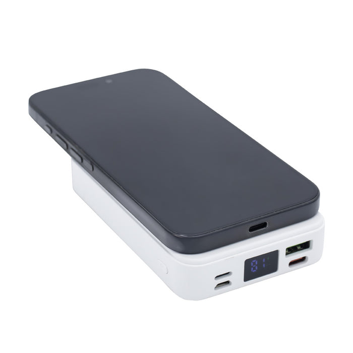Turbo 5000mAh wireless charging power bank - Custom Promotional Product