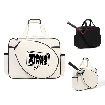 Tennis Racket Shoulder Tote Bag