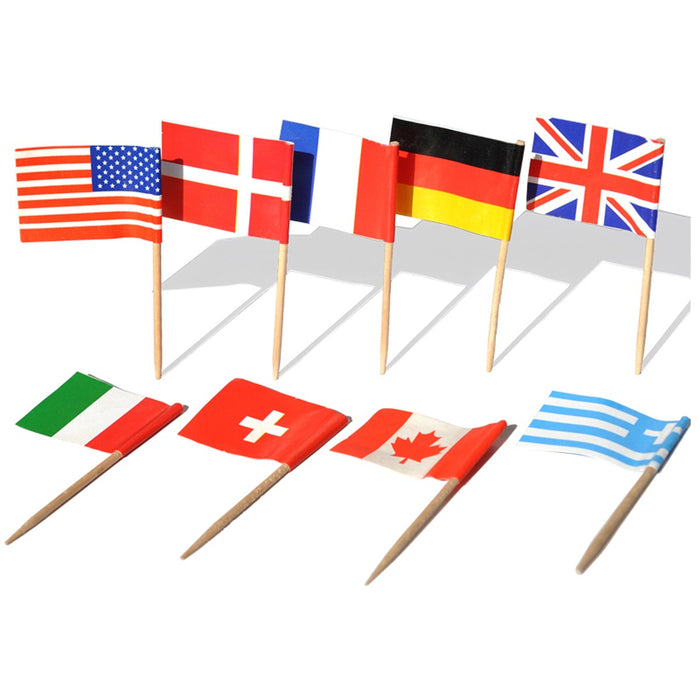 Branded Tooth Pick Flags - Custom Promotional Product